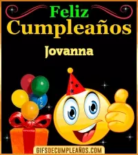 Gif de Feliz Cumpleaños Jovanna